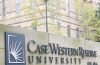 Case Western Reserve University sign in front of Adelbert Hall