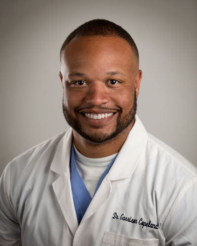 Headshot of Case Western Reserve alumnus Garrison Copeland